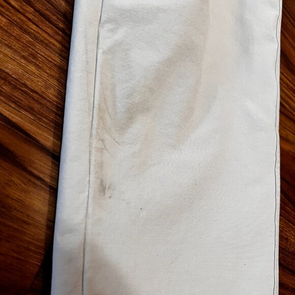 Lululemon Men's Commission Pant 34 Beige Khaki Stretch Cotton VersaTwill FLAWS - Picture 6 of 8